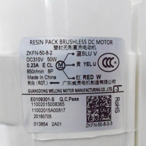 Motor Outdoor Unit Ecox 11002015008365 Fits: Edem024c18b