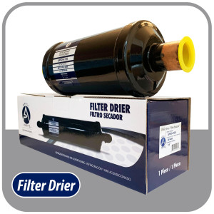 Appli Parts APFD-419S Filtro Secador 1-1/8 pulg para linea Liquido para Sistemas de Refrigeracion y aire acondicionado 419S ODF Soldable Universal Unidireccional 267mm Largo 95mm Ancho