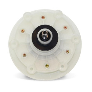 Appli Parts APTW-81045 Transmision Lavadora Eje Cuadrado, Base 6 Huecos, Polea (146mm), remplazo para lavadoras Mabe y otras marcas