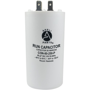 Appli Parts Condensador Capacitor de Marcha 80 Mfd uF (microfaradios) 250VAC CBB60 Cuerpo plastico para bombas de agua y otras aplicaciones Redondo UL E476928 CON-80-250-P Appli Parts Condensador Capacitor de Marcha 80 Mfd uF (microfaradios) 250VAC CBB60 Cuerpo plastico para bombas de agua y otras aplicaciones Redondo UL E476928 CON-80-250-P