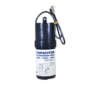 Appli Parts APHS-6 Relay de Arranque, Capacitor y Termico 1/12 a 10 HP, amplificador de potencia para aire acondicionado de 1/12-10 HP y compresores 110-220 Voltios 1Ph hasta 500 porciento de torque 