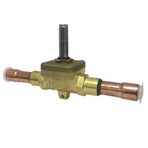 Appli Parts APSOV-12CS Valvula Solenoide Cuerpo 1/2 pulg ODF Soldable, normalmente cerrada NC, Bobina no incluida, para refrigerante tipo CFC HCFC y HFC