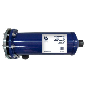 Appli Parts APFD-CS969 Filtro Portacartucho 1-1/8 pulg para Linea de succion, 2 piedras, Soldable, Universal para sistemas de Refrigeracion y Aire Acondicionado, Presion Max 500 psi