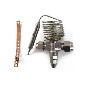 Appli Parts 1/2 Ton R-12 Valvula de Expansion 3/8 x 1/2 pulg SAE Ecualizacion Interna