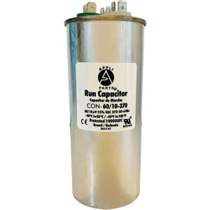 Appli Parts Condensador Capacitor de Marcha 60+10 Mfd uF (microfaradios) 370VAC CBB65 Universal Aire acondicionado y otras aplicaciones Redondo UL E476928 5.7cm Ancho 14cm Alto CON-60/10-370-R Appli Parts Condensador Capacitor de Marcha 60+10 Mfd uF (microfaradios) 370VAC CBB65 Universal Aire acondicionado y otras aplicaciones Redondo UL E476928 5.7cm Ancho 14cm Alto CON-60/10-370-R