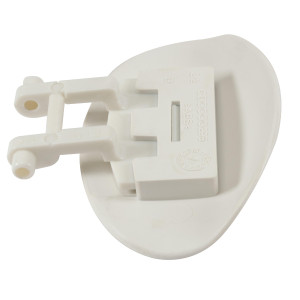 8182408 Appli Parts White Door Handle WX296AP Compatible with Whirlpool WP8182408 AP6011791 1065536 PS11744990