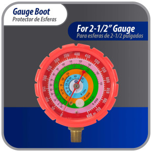 Appli Parts APMG-GBR 2.5 in Red Protective Gauge Boot for Manifold Gauge High pressure