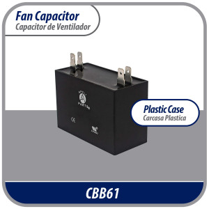 Appli Parts Condensador Capacitor de ventilador 12 mfd (microfaradios) uf 450VAC con conectores compatible con cualquier marca de igual capacitancia 5.8cm Ancho 2.8cm Profundidad 5cm Alto CAP-12-450