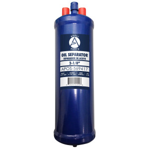 Appli Parts APOS-569417 Separador de Aceite 2 1/8 pulg ODF Soldable, CFC,HCFC,HFC,R22,R407C,R502,R134a,R404A,R507, Temperatura de trabajo desde -10 C a 130 C