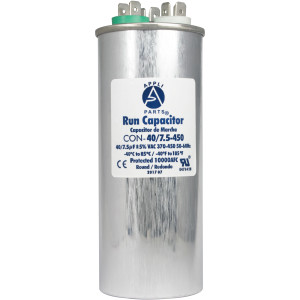 Appli Parts Condensador Capacitor de Marcha 40+7.5 Mfd uF (microfaradios) 370VAC o 450VAC CBB65 Universal  Aire acondicionado y aplicaciones Redondo UL E476928 13.7cm Alto 5cm Ancho CON-40/7.5-450
 Appli Parts Condensador Capacitor de Marcha 40+7.5 Mfd uF (microfaradios) 370VAC o 450VAC CBB65 Universal  Aire acondicionado y aplicaciones Redondo UL E476928 13.7cm Alto 5cm Ancho CON-40/7.5-450