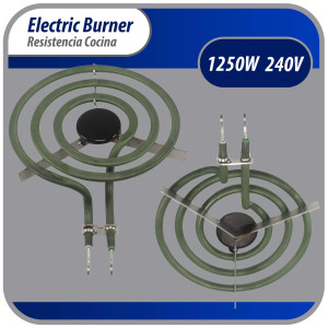 WB30K10002 Appli Parts Surface Burner Heating Element 3 turns, 6 in, 3 turn, 1250 W, 240 V, Replaces GE General Electric SP12YA, WB30K10002, SU201, TS3W6212, 404064, WB30K10005, 5303015716, 316439800, 318372210, WB30T10023, WB30T10075, 2391B, 5304431013, 