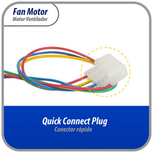Appli Parts APFM-240369701AP Motor ventilador remplazo de 240369701 110 V, 60 Hz, 6 W, 0.05 A, CCW,3000rpm