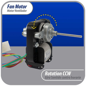 Appli Parts APFM-240369701AP Motor ventilador remplazo de 240369701 110 V, 60 Hz, 6 W, 0.05 A, CCW,3000rpm