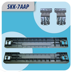Appli Parts SKK-7AAP Stacking Kit Replacement Compatible with Samsung Washer Dryer Combo 27 in Front Load includes plastic base metal hinges and screws