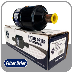 Appli Parts APFD-084S Filtro Secador 1/2 pulg para linea Liquido para Sistemas de Refrigeracion y aire acondicionado 084S ODF Soldable Universal Unidireccional 152mm Largo 51mm Ancho