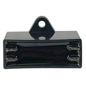 Appli Parts Condensador Capacitor de ventilador 6 mfd (microfaradios) uf 250VAC con conectores compatible con cualquier marca de igual capacitancia 4.7cm Ancho 1.8cm Profundidad 4.3cm Alto CAP-6-250
