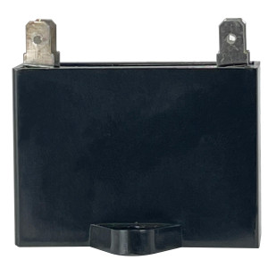 Appli Parts Condensador Capacitor de ventilador 6 mfd (microfaradios) uf 250VAC con conectores compatible con cualquier marca de igual capacitancia 4.7cm Ancho 1.8cm Profundidad 4.3cm Alto CAP-6-250