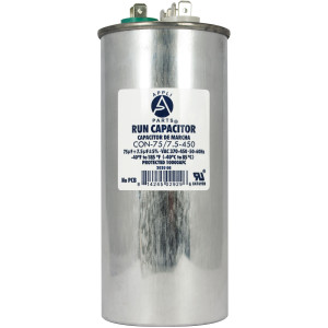 Appli Parts Condensador Capacitor de Marcha 75+7.5 Mfd uF (microfaradios) 370VAC o 450VAC CBB65 Universal Aire acondicionado y aplicaciones Redondo UL E476928 14.4cm Alto 5.7cm Ancho CON-75/7.5-450 Appli Parts Condensador Capacitor de Marcha 75+7.5 Mfd uF (microfaradios) 370VAC o 450VAC CBB65 Universal Aire acondicionado y aplicaciones Redondo UL E476928 14.4cm Alto 5.7cm Ancho CON-75/7.5-450