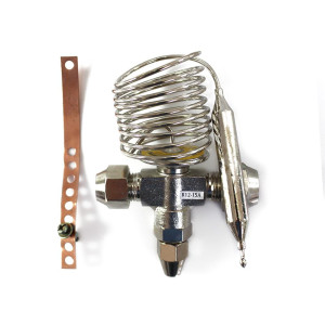 Appli Parts 1.5 Ton R-12 Valvula de Expansion 3/8 x 1/2 pulg SAE Ecualizacion Interna