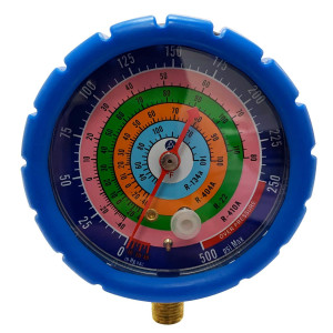 Appli Parts APMG-GA3L Low Side R134/R22/R404/R410 Replacement Analog Manifold Gauge, Pressure psi Scale, Temperature Fahrenheit Scale