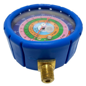 Appli Parts APMG-GA3L Low Side R134/R22/R404/R410 Replacement Analog Manifold Gauge, Pressure psi Scale, Temperature Fahrenheit Scale