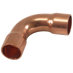 Appli Parts AP-C038L Codo de 90 grados giro Largo 3/8 in, Accesorios de tuberia de cobre CxC Conexiones soldadas para aplicaciones de refrigeracion, aire acondicionado y plomeria Tuberia ACR y tipo L