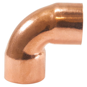 Appli Parts AP-C158 Codo 90 grados giro Corto 1-5/8 in, Accesorios de tuberia de cobre CxC Conexiones soldadas para aplicaciones de refrigeracion, aire acondicionado y plomeria Tuberia ACR y tipo L