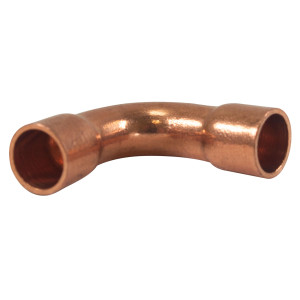 Appli Parts AP-C014L Codo de 90 grados giro Largo 1/4 in, Accesorios de tuberia de cobre CxC Conexiones soldadas para aplicaciones de refrigeracion, aire acondicionado y plomeria Tuberia ACR y tipo L