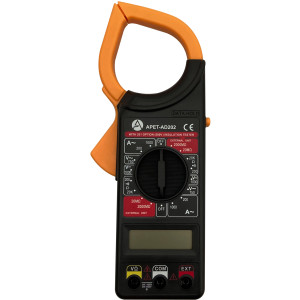 Appli Parts APET-AD202 Digital Clamp Meter DCV: 2-20-200-1000V ACV: 200-750V ACA: 200-1000A